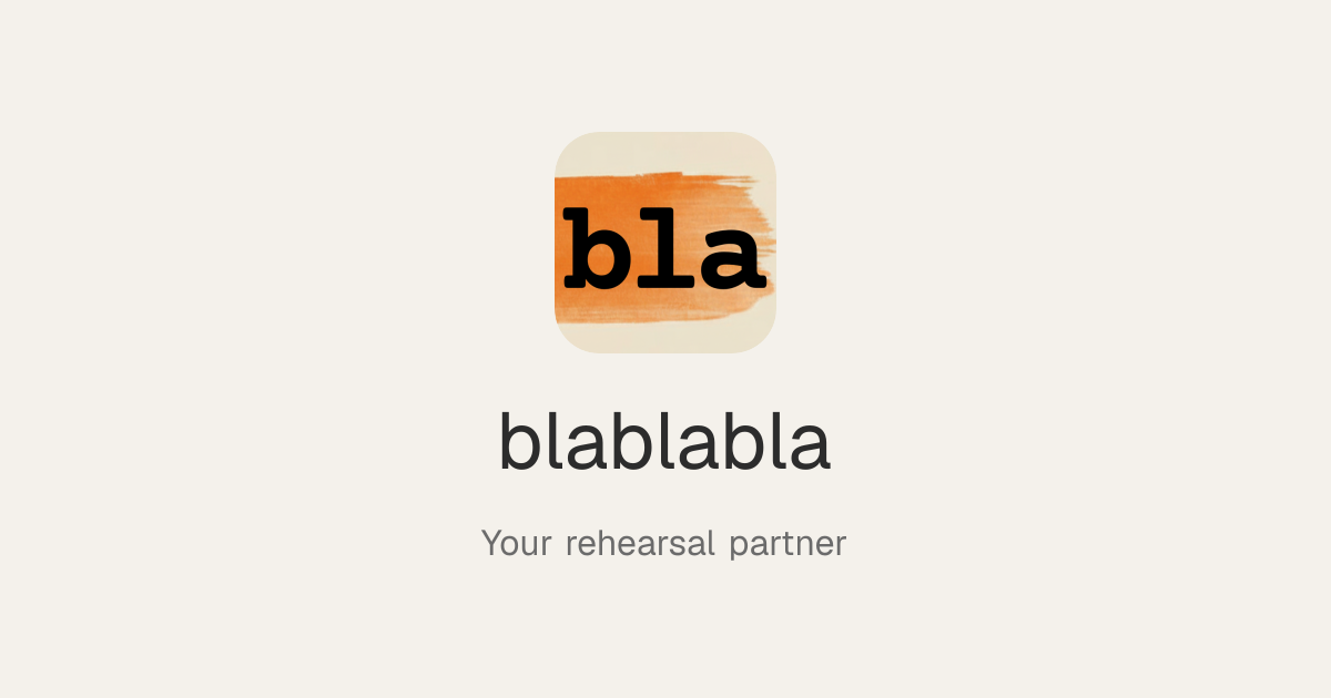 blablabla screenshot 1